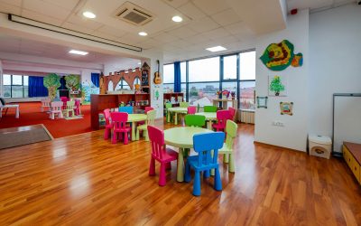 Sala de clasă a grupei Bambi, grădinița Kițy Bițy Constanța