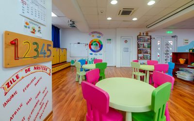 Sala de clasă a grupei Bambi, grădinița Kițy Bițy Constanța